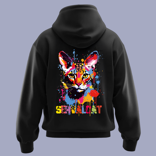 SERVALCATサーバルキャット①(バックプリント)/ パーカー