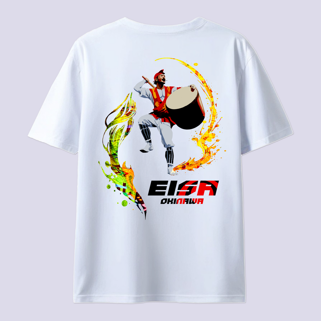 伝統×ストリートPOP「エイサーTシャツ」