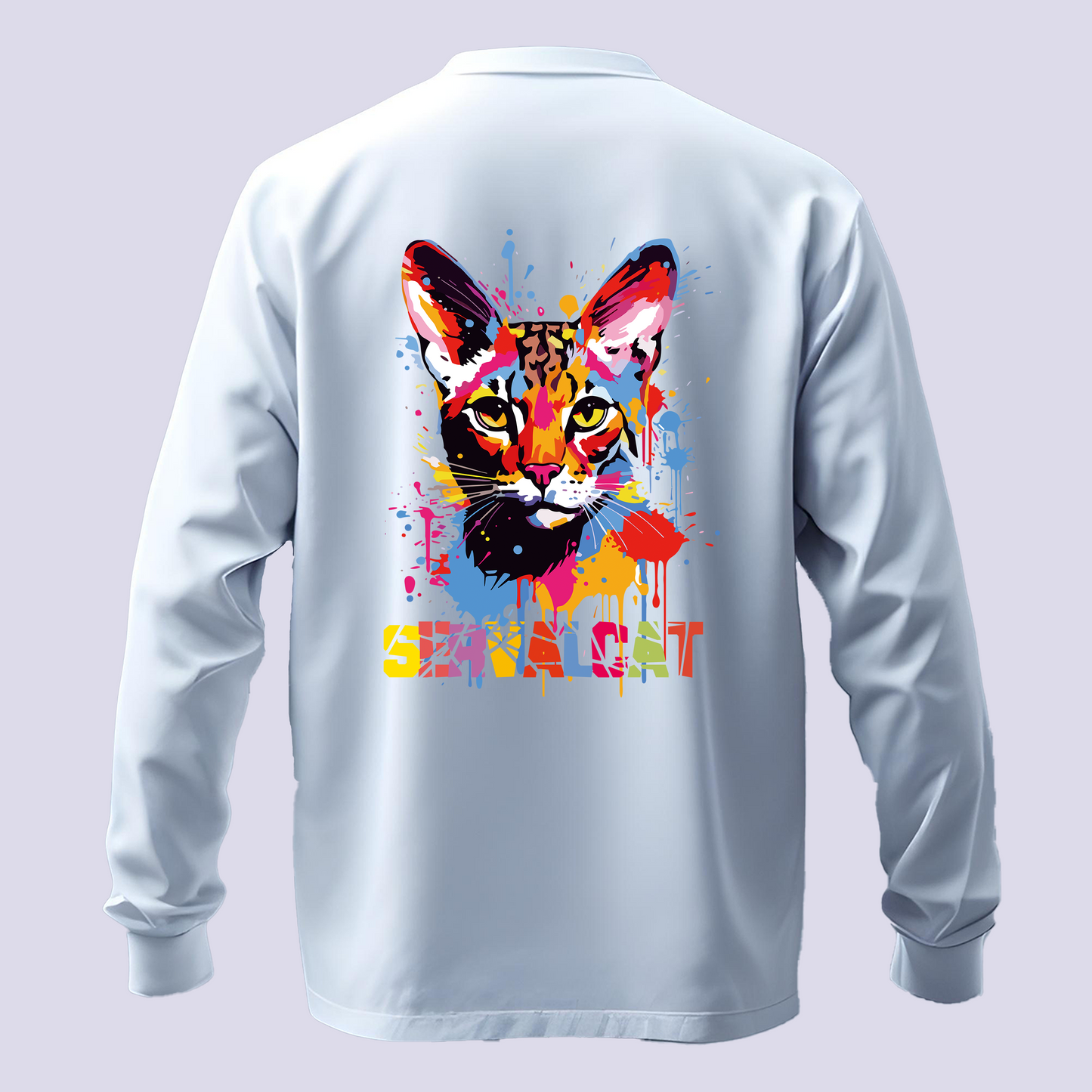 SERVALCATサーバルキャット①（バックプリント）/ ロンT