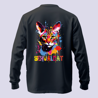 SERVALCATサーバルキャット①（バックプリント）/ ロンT