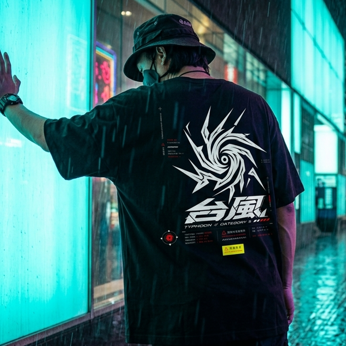 台風 CATEGORY5 / 黒T