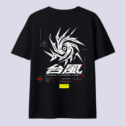 台風 CATEGORY5 / 黒T