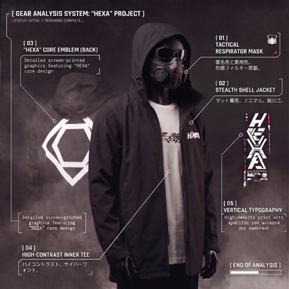 HEXA CREW ロゴパーカー / 在庫限り