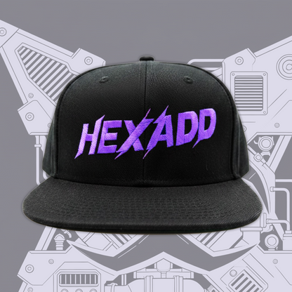 HEXADDロゴキャップ/ フラット