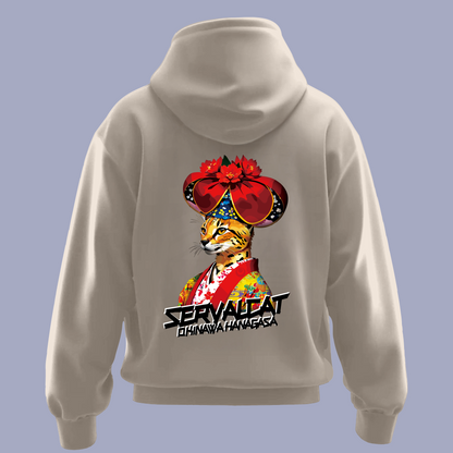 花笠サーバル（バックプリント）/ パーカー