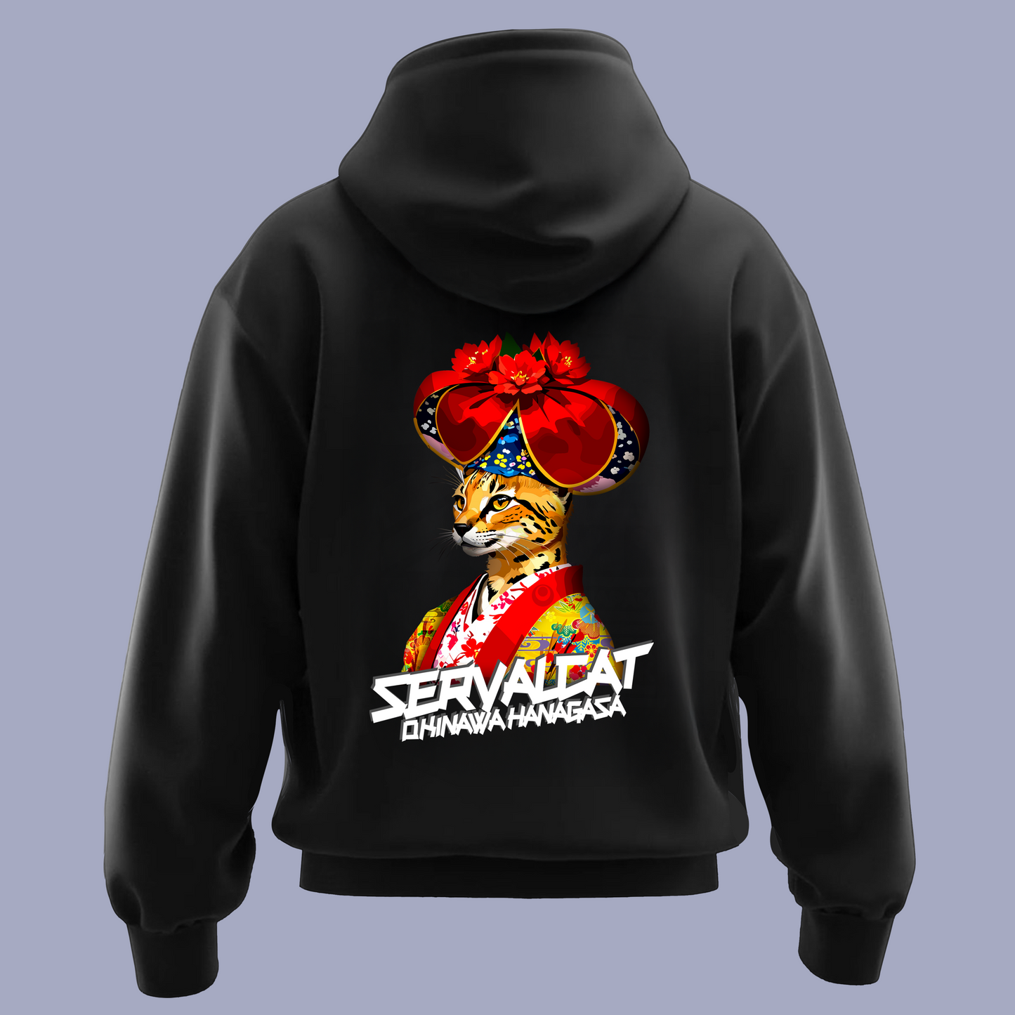 花笠サーバル（バックプリント）/ パーカー