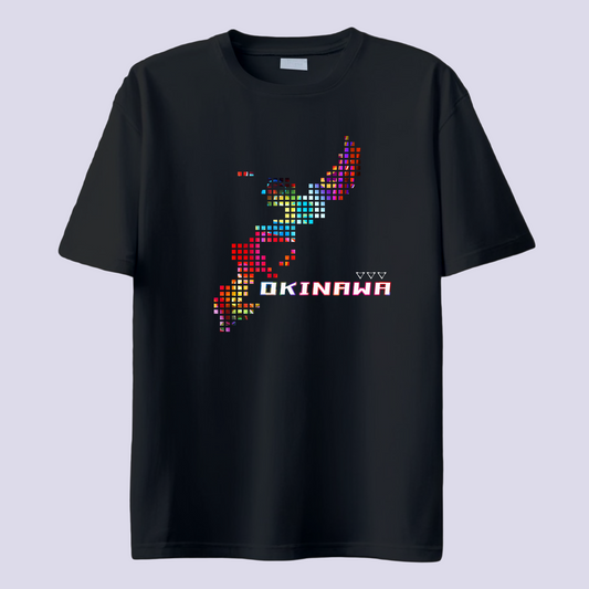 沖縄ピクセルTシャツ　