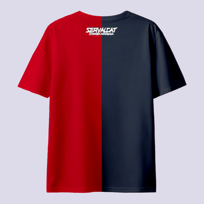 花笠サーバル / バイカラーTシャツ【数量限定】