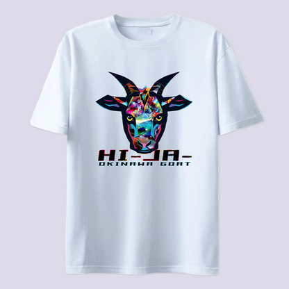 HI-JA- ヒージャー  歌舞伎 / 白T（島ヤギ Okinawa goat Kabuki）
