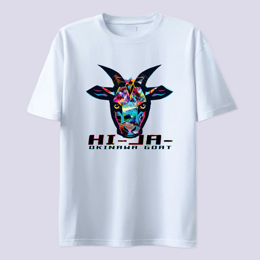 HI-JA- ヒージャー  歌舞伎 / 白T（島ヤギ Okinawa goat Kabuki）