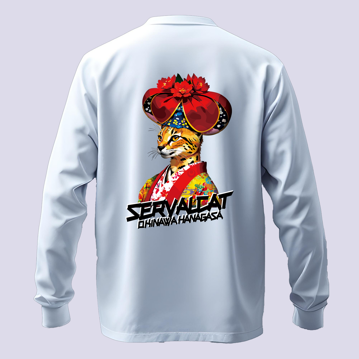 花笠サーバル（バックプリント）/ ロンT