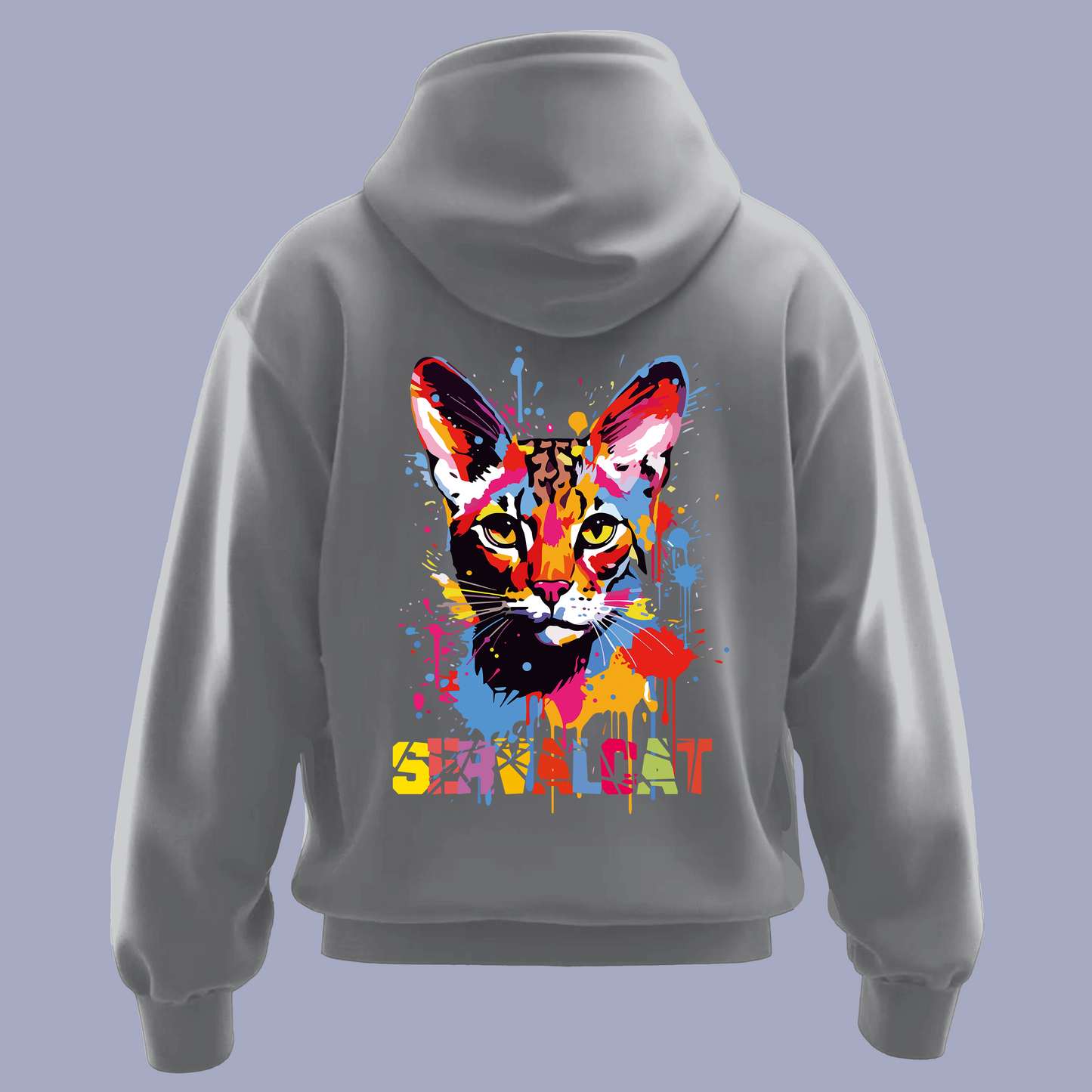 SERVALCATサーバルキャット①（バックプリント）/ パーカー