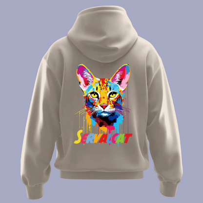 SERVALCATサーバルキャット③（バックプリント）/パーカー