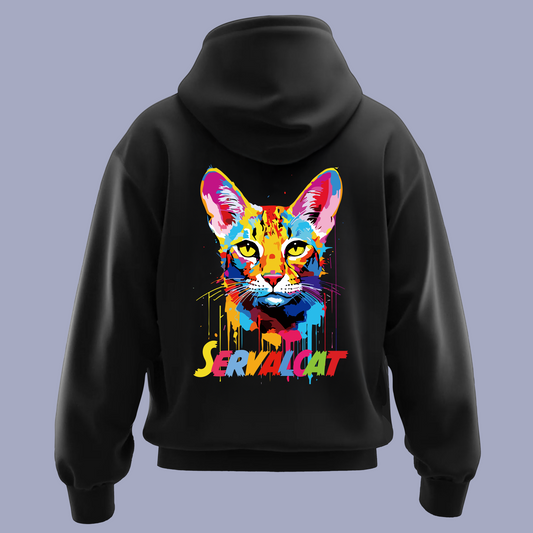 SERVALCATサーバルキャット③（バックプリント）/パーカー